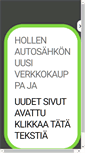Mobile Screenshot of hollenautosahko.fi
